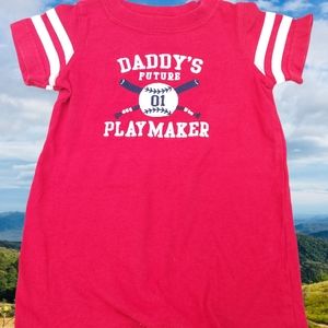 #1097 baseball romper 6 months